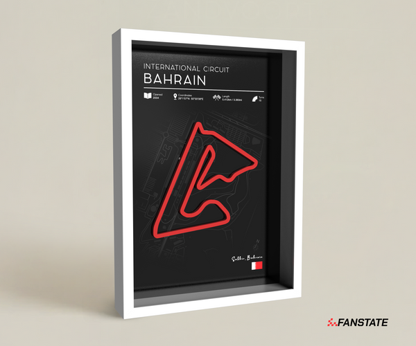 Bahrain - Framed 3D Track