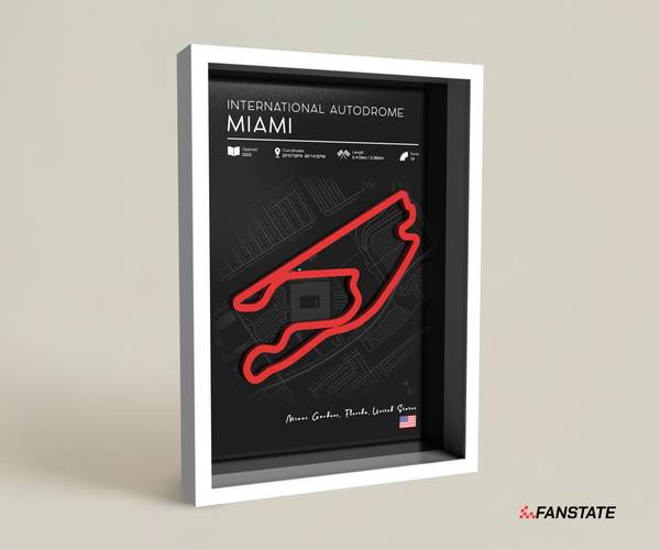 Miami - Framed 3D Track