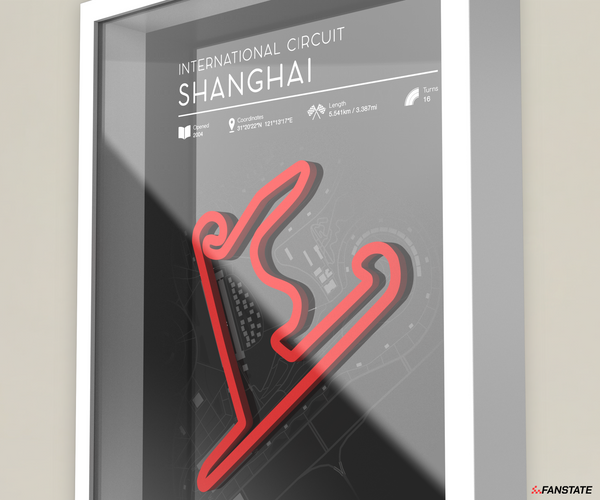 Shanghai - Framed 3D Track