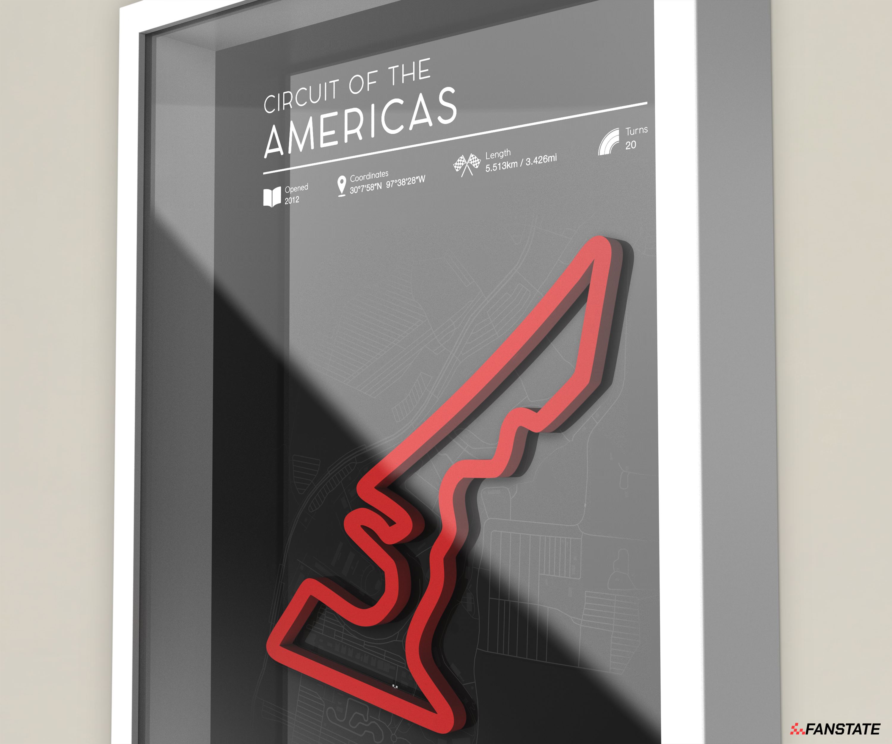 Americas - Framed 3D Track