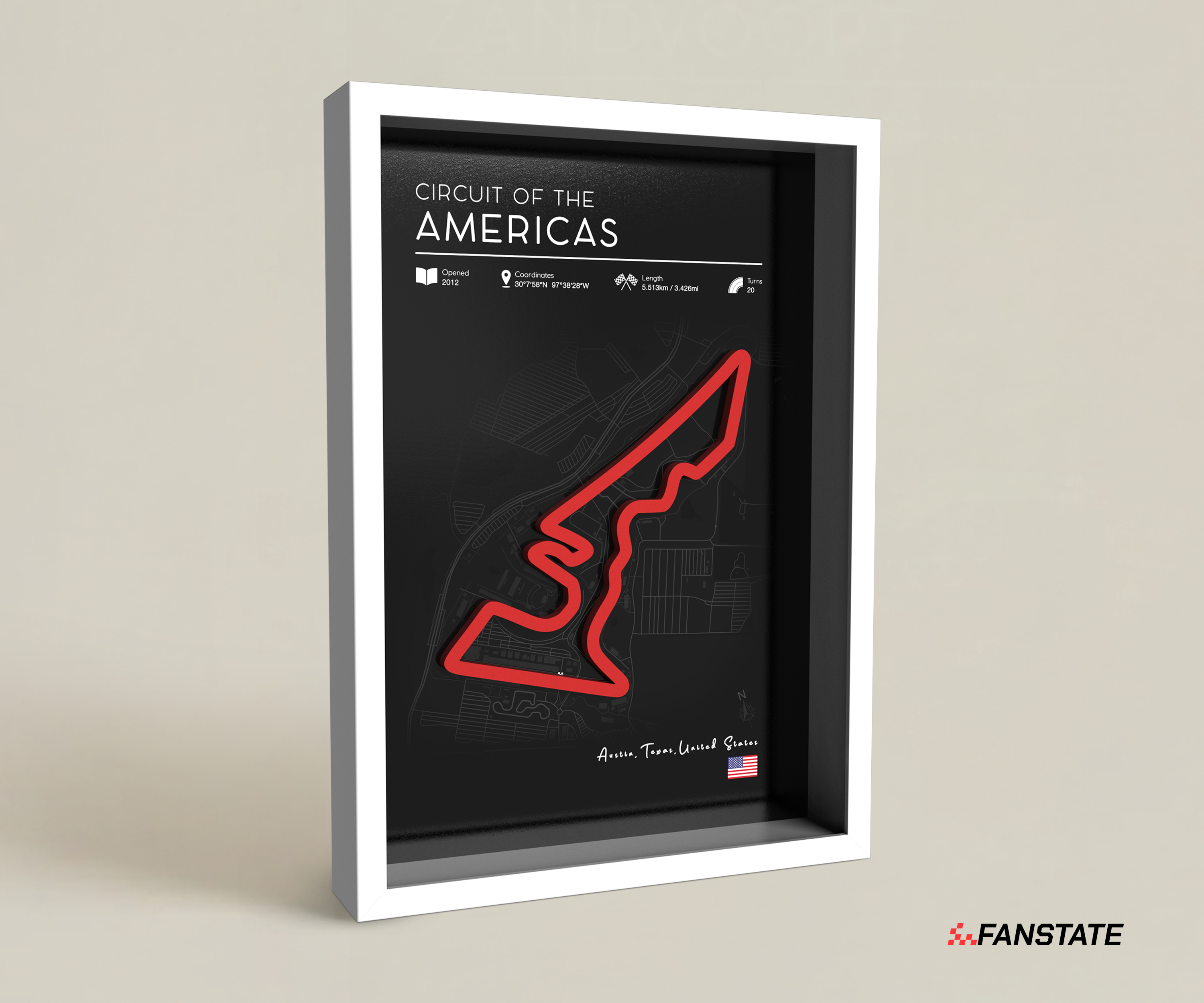 Americas - Framed 3D Track