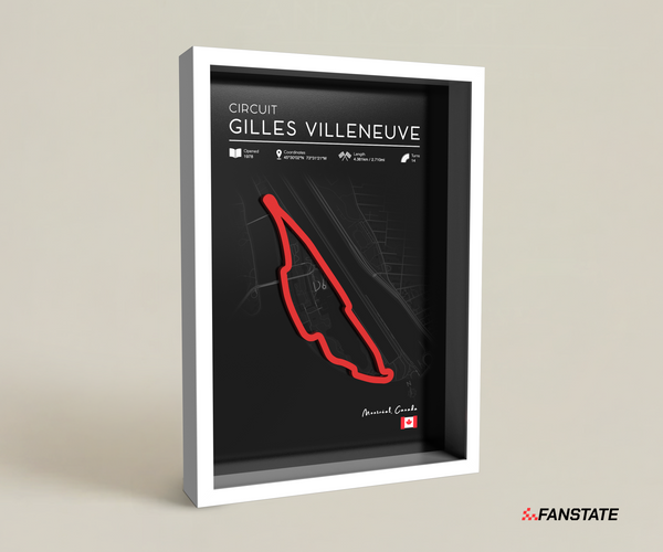 Gilles Villeneuve - Framed 3D Track