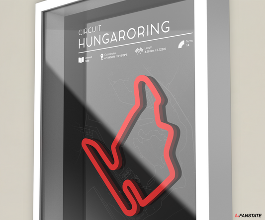 Hungaroring - Framed 3D Track