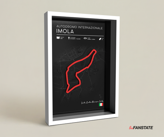 Imola Italy - Framed 3D Track