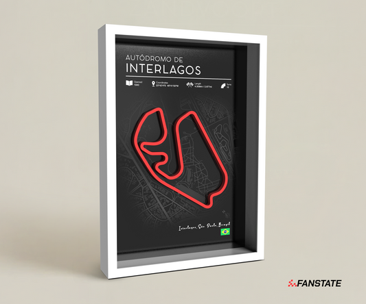 Interlagos - Framed 3D Track