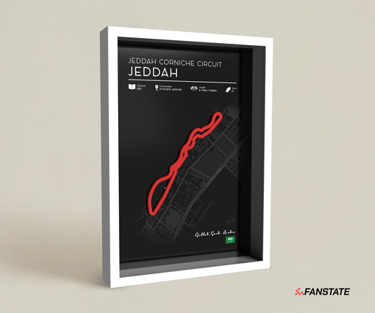 Jeddah - Framed 3D Track