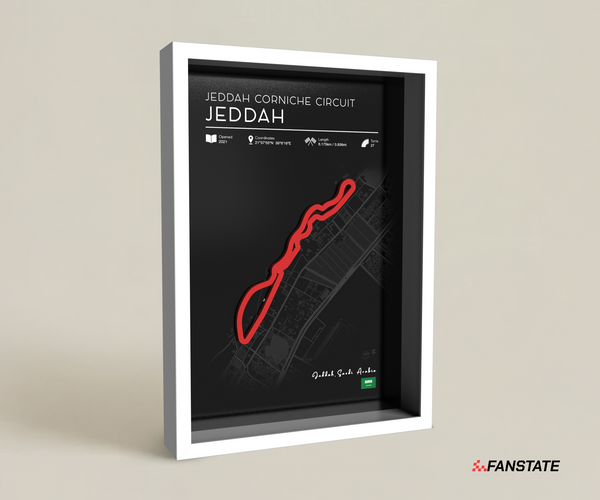 Jeddah - Framed 3D Track