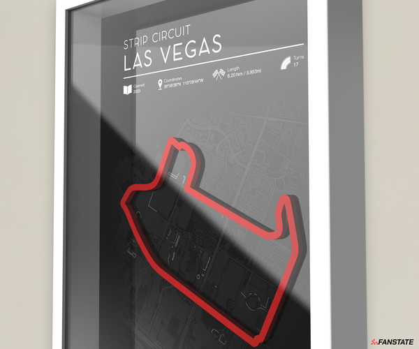 Las Vegas - Framed 3D Track