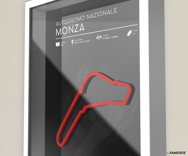 Monza - Framed 3D Track