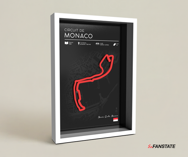 Monaco - Framed 3D Track